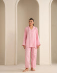 2 Piece Printed Linen Suit