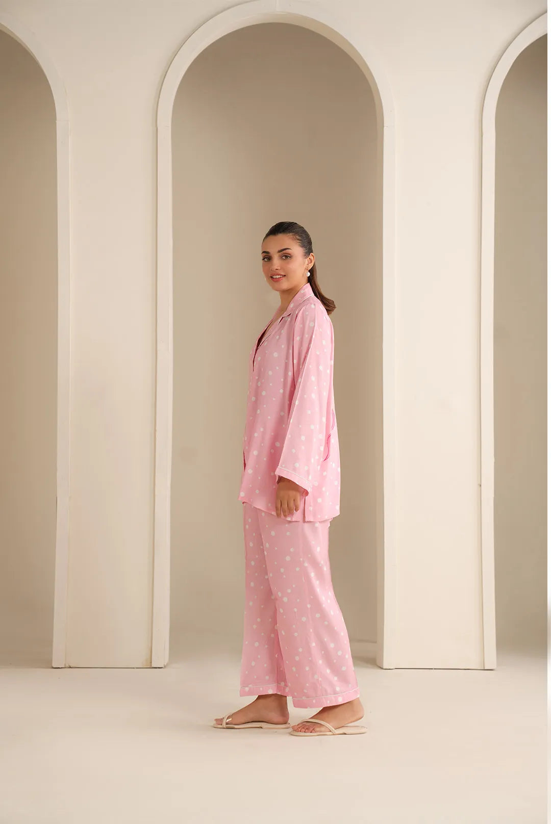 2 Piece Printed Linen Suit Pret Fall - 25