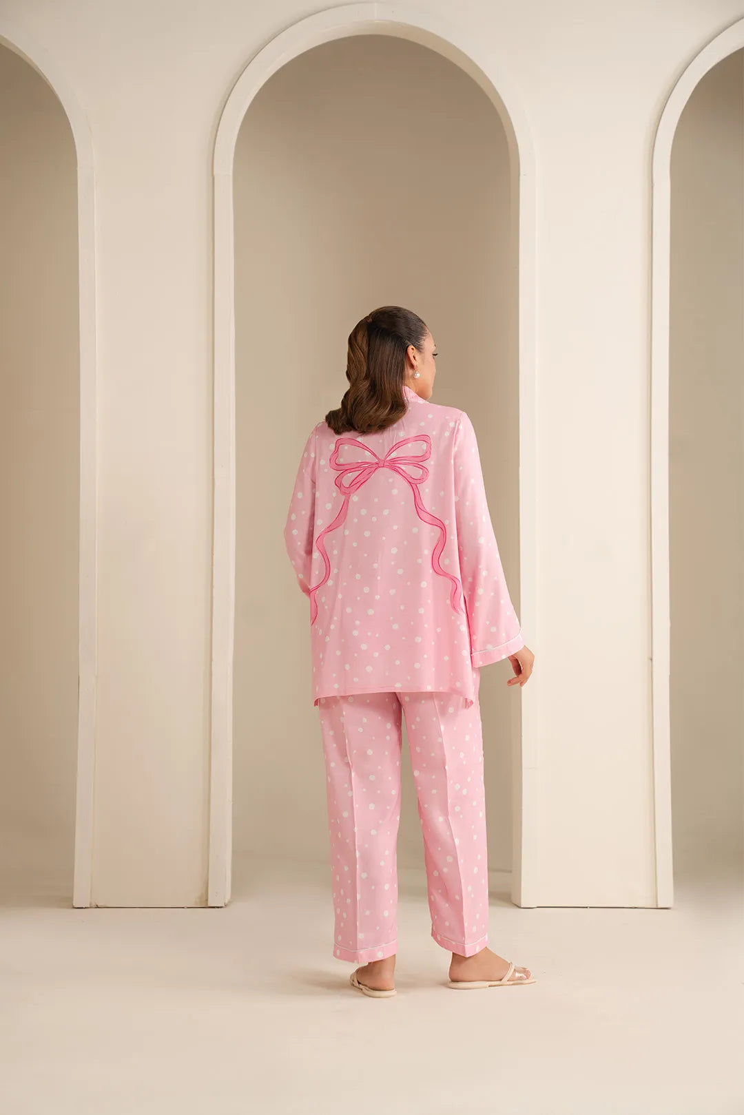 2 Piece Printed Linen Suit Pret Fall - 25