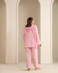 2 Piece Printed Linen Suit