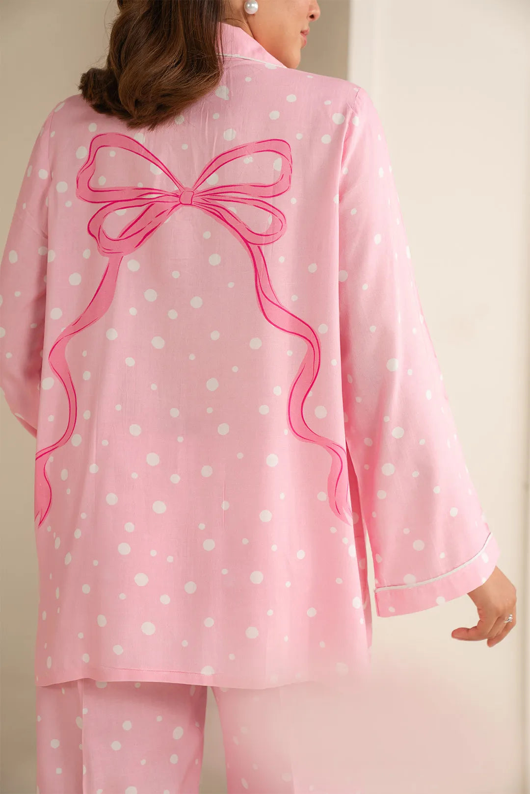 2 Piece Printed Linen Suit Pret Fall - 25