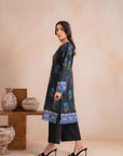1 Piece Printed Khaddar Shirt Unstitched Winter-24