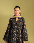 2 Piece Printed Khaddar Suit