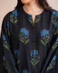 1 Piece Printed Khaddar Shirt Unstitched Winter-24