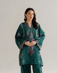 2 Piece Embroidered Lawn Co-Ord Set