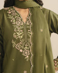 3 Piece Embroidered Lawn Suit Unstitched - 26