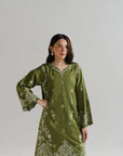 2 Piece Embroidered Lawn Suit Pret SS - 26