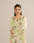1 Piece Printed Silk Kaftan