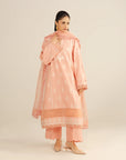 3 Piece Embroidered Lawn Suit Unstitched - 26