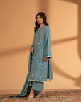 2 Piece Embroidered Khaddar Suit