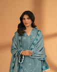 2 Piece Embroidered Khaddar Suit
