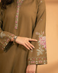 2 Piece Embroidered Khaddar Suit