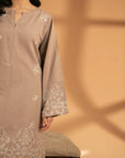 2 Piece Embroidered Khaddar Suit