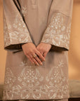 2 Piece Embroidered Khaddar Suit