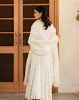 3 Piece Embroidered Linen Suit