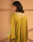 1 Piece Embroidered Silk Kaftan