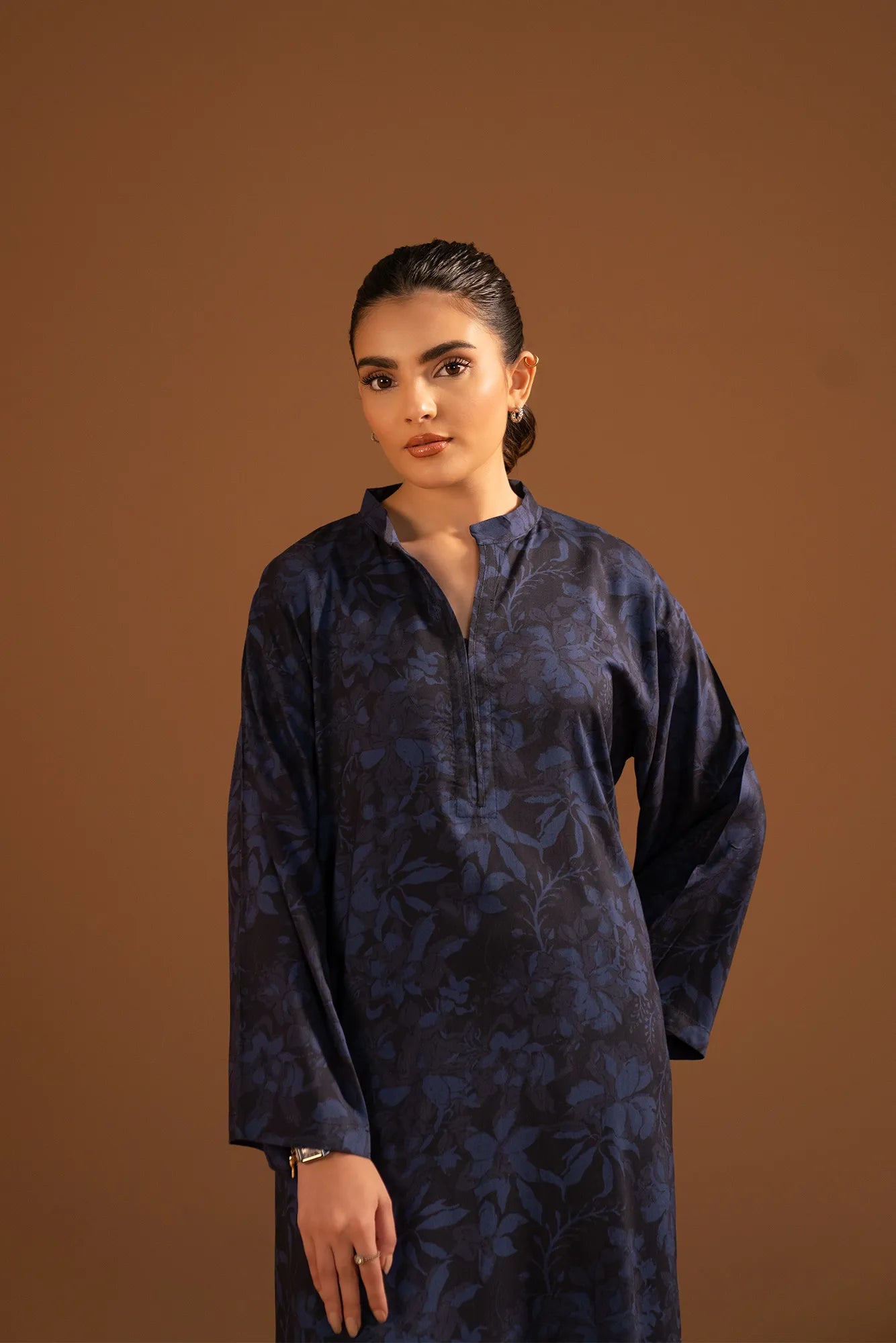 1 Piece Printed Linen Shirt