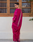 3 Piece Linen Embroidered Suit Pret Winter-24