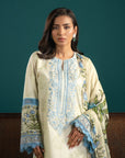 3 Piece Embroidered Lawn Suit Unstitched SS - 25