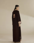 1 Piece Embroidered Velvet Kaftan
