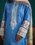 3 Piece Embroidered Lawn Suit Unstitched SS - 25