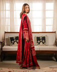 3 Piece Embroidered Dobby Suit Unstitched Winter-24