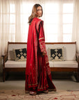 3 Piece Embroidered Dobby Suit Unstitched Winter-24