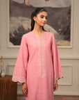 2 Piece Embroidered Khaddar Suit Pret Winter-24