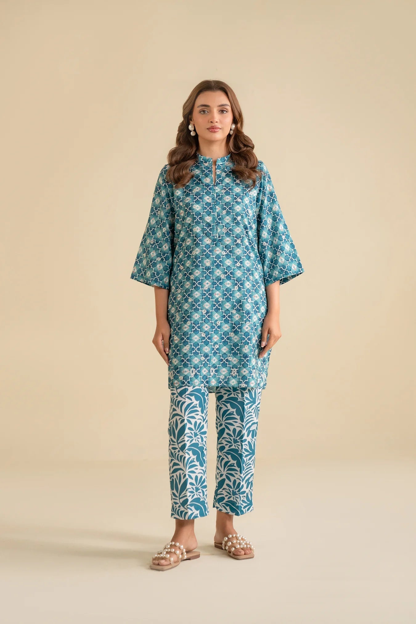 2 Piece Embroidered Lawn Suit Pret SS - 25