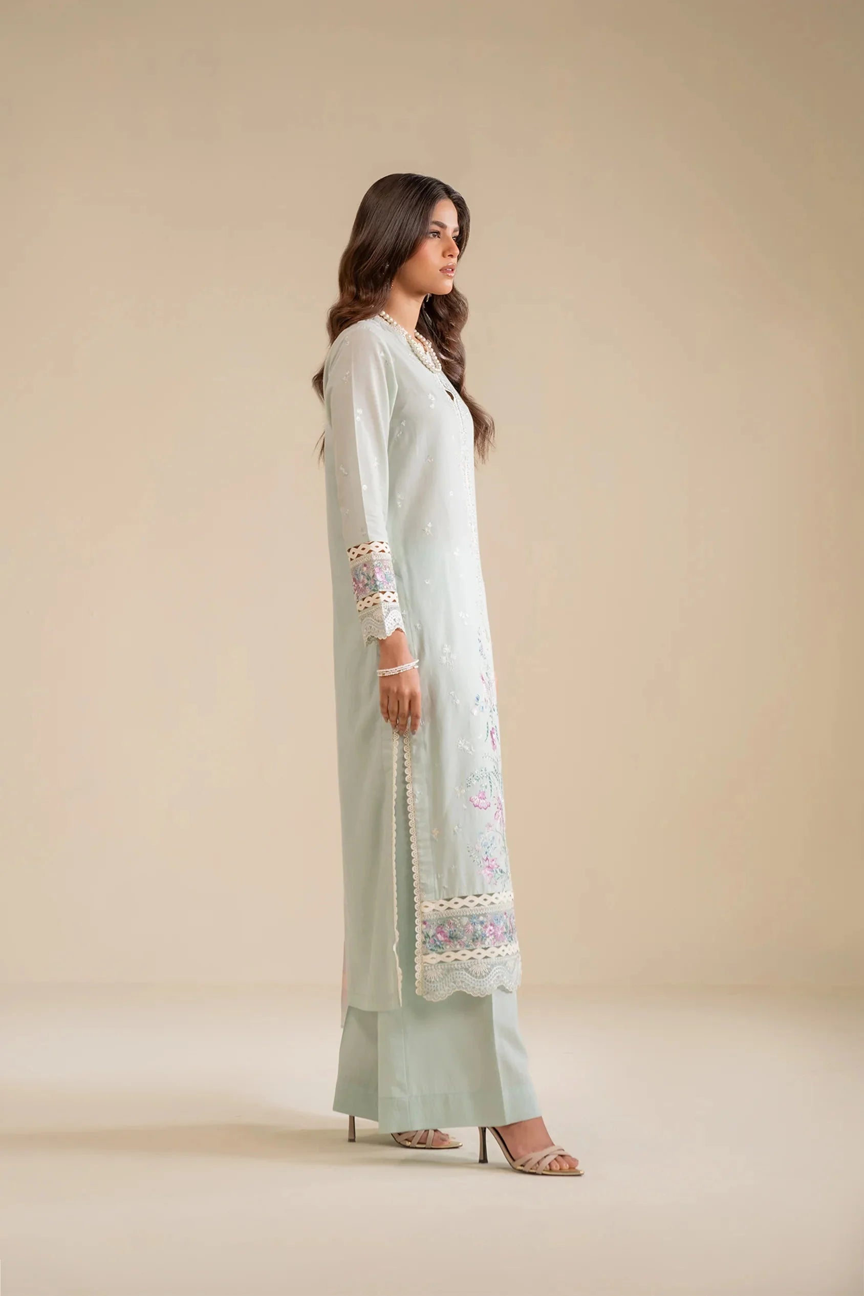 3 Piece Embroidered Lawn Suit Unstitched SS - 25