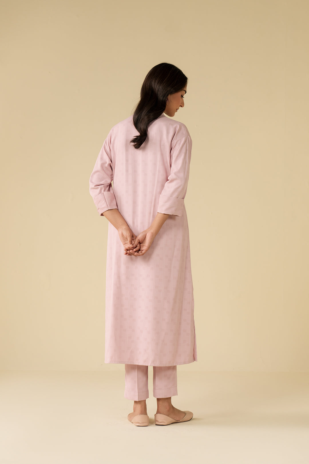 1 Piece Solid Cotton Shirt Pret SS - 25