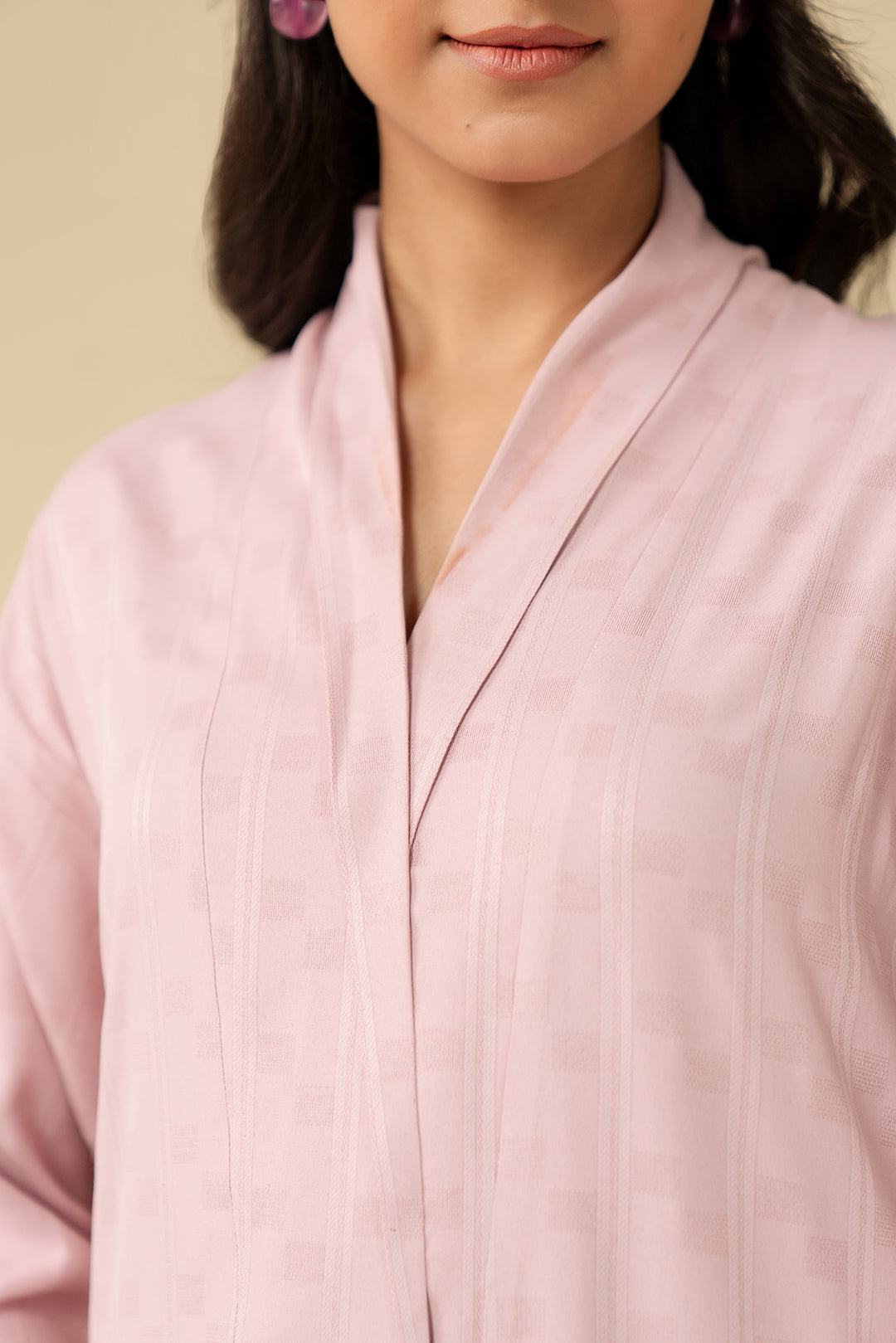 1 Piece Solid Cotton Shirt Pret SS - 25
