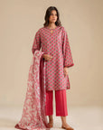 3 Piece Printed Lawn Suit Pret SS - 25