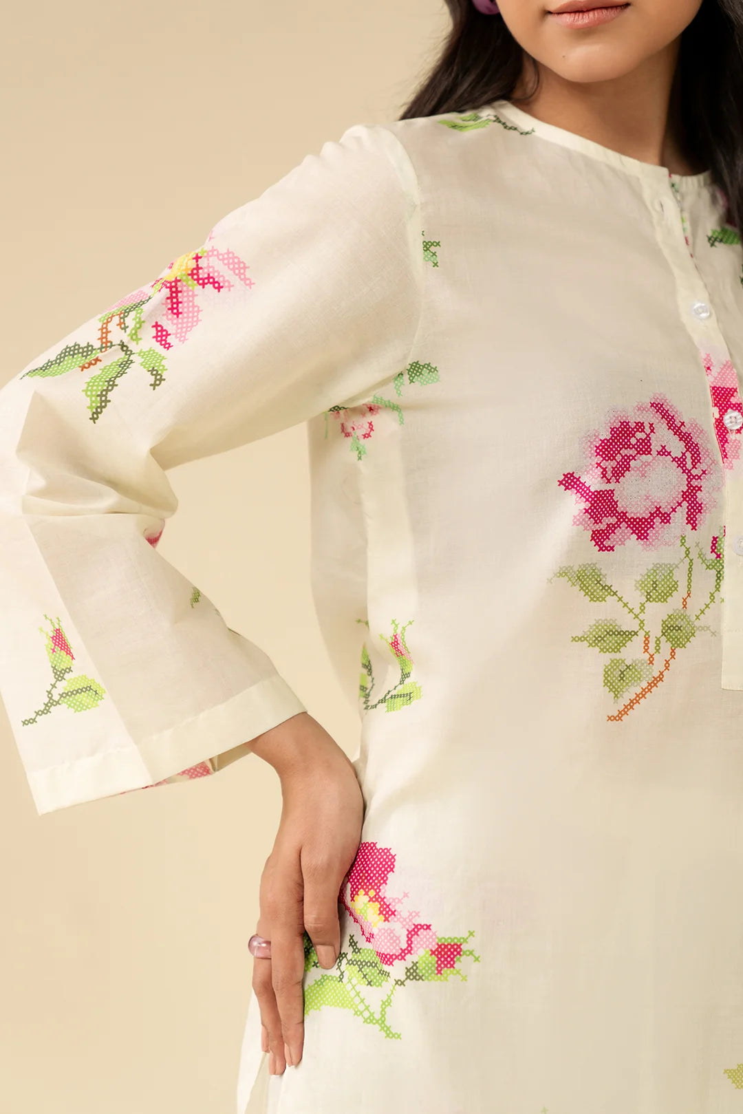 2 Piece Printed Lawn Suit Pret SS - 25