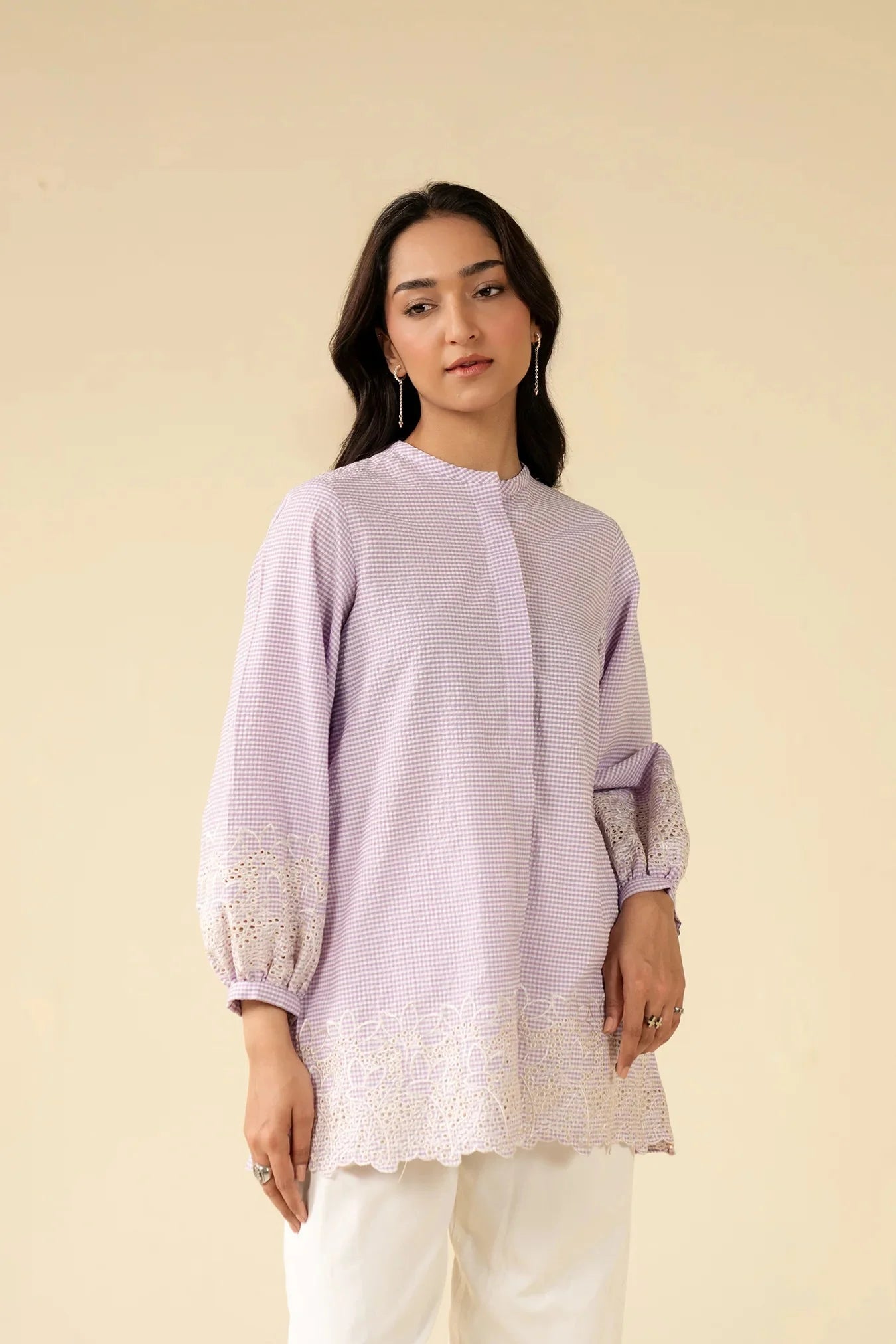 1 Piece Embroidered Cotton Shirt Pret SS - 25