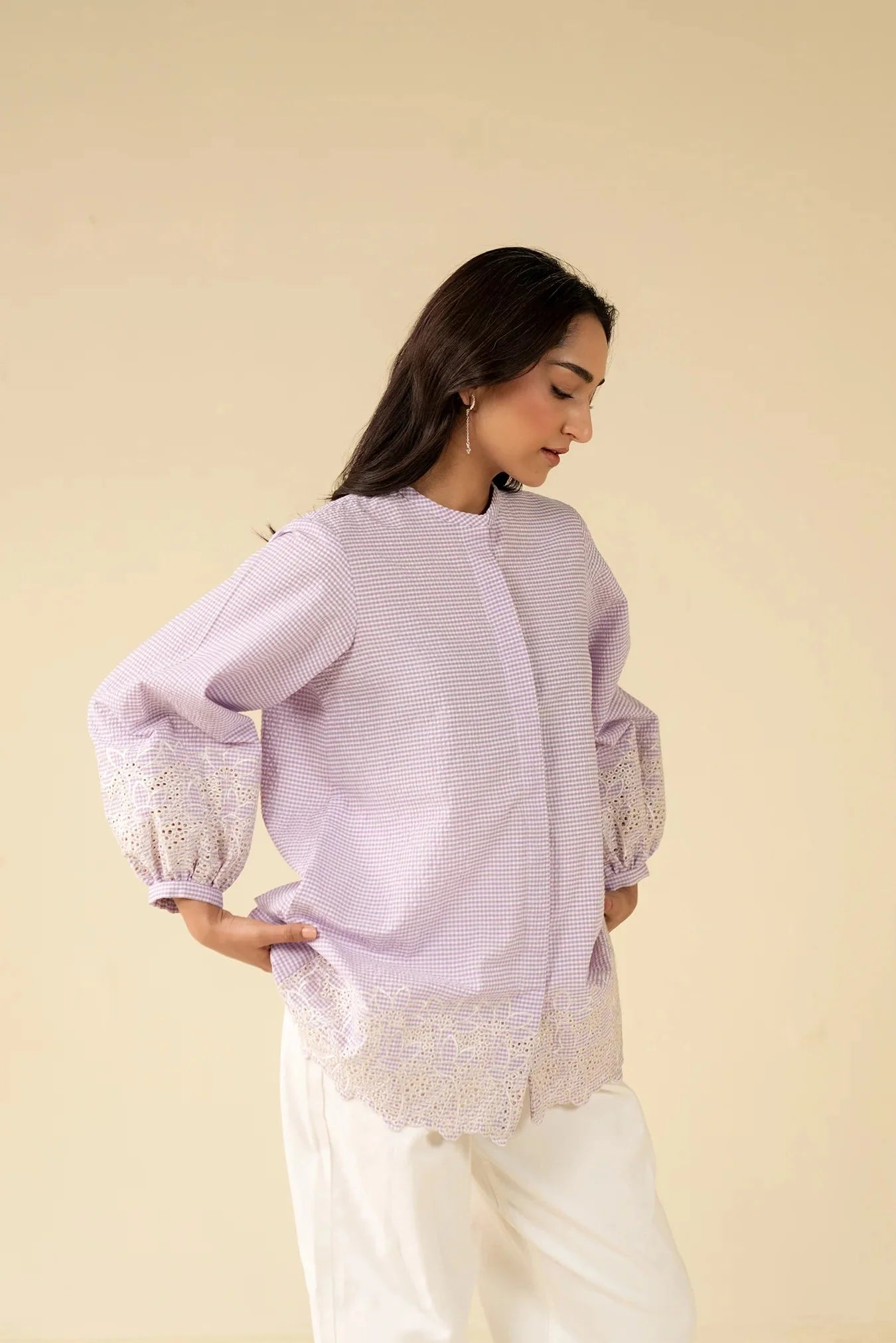 1 Piece Embroidered Cotton Shirt Pret SS - 25
