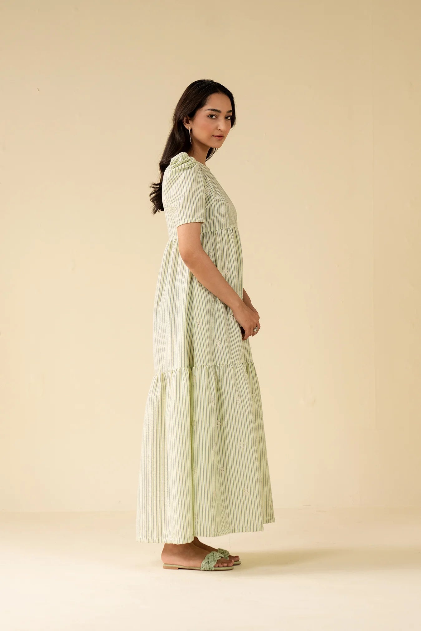 1 Piece Embroidered Maxi Dress Pret SS - 25
