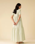 1 Piece Embroidered Maxi Dress