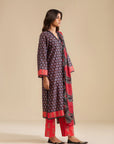 3 Piece Printed Lawn Suit Pret SS - 25