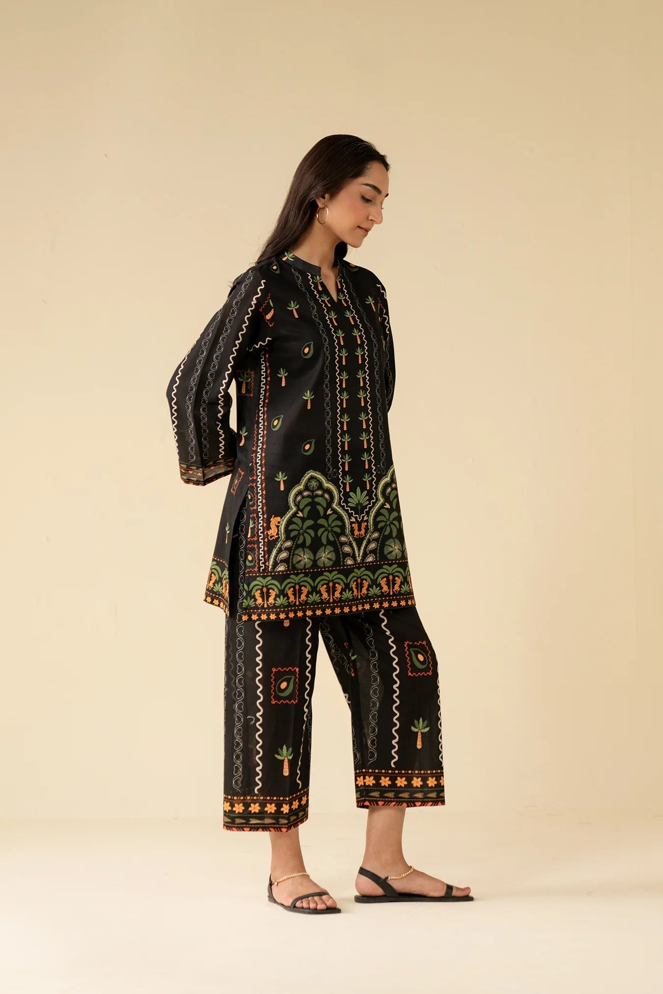 2 Piece Printed Lawn Co-Ord Set Pret SS - 25