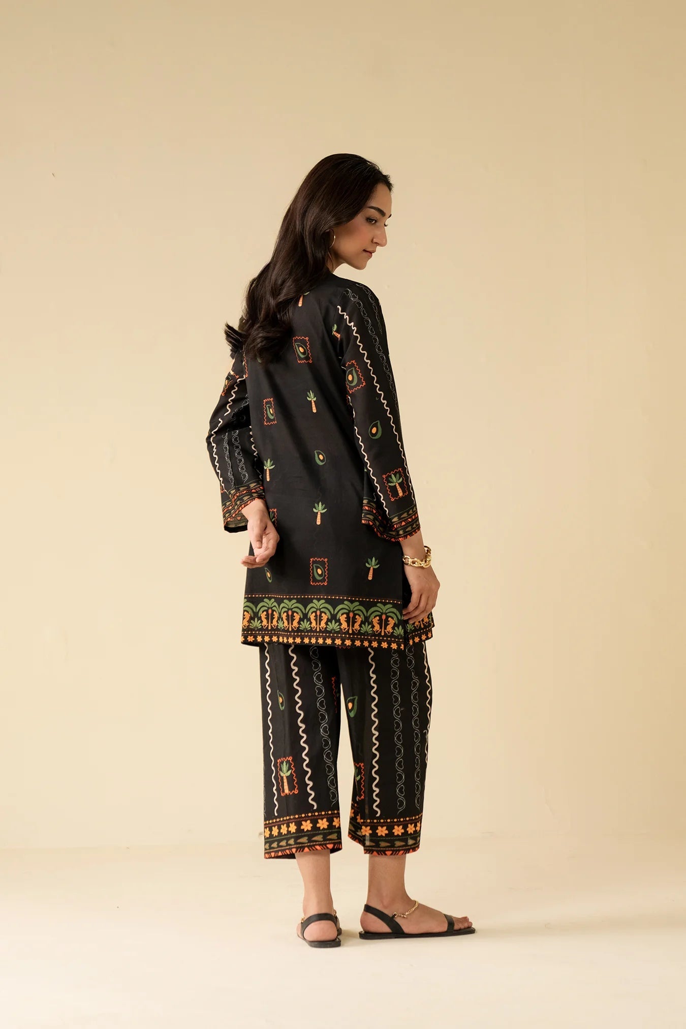 2 Piece Printed Lawn Co-Ord Set Pret SS - 25