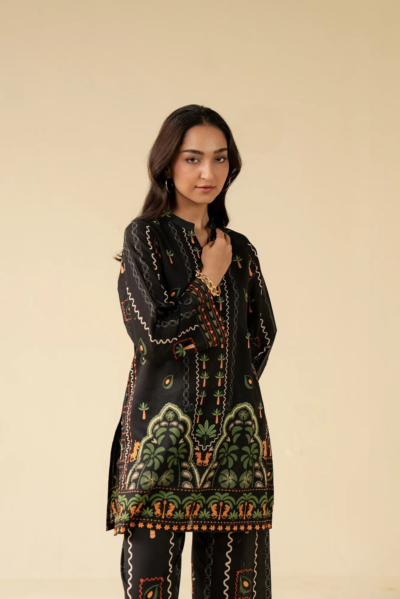 2 Piece Printed Lawn Co-Ord Set Pret SS - 25