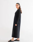 Black Maxi Dress Loungewear - 24