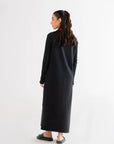 Black Maxi Dress Loungewear - 24