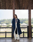 Navy Blue Long Coat