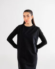 Black Maxi Dress Loungewear - 24