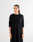 Black Maxi Dress Loungewear - 24
