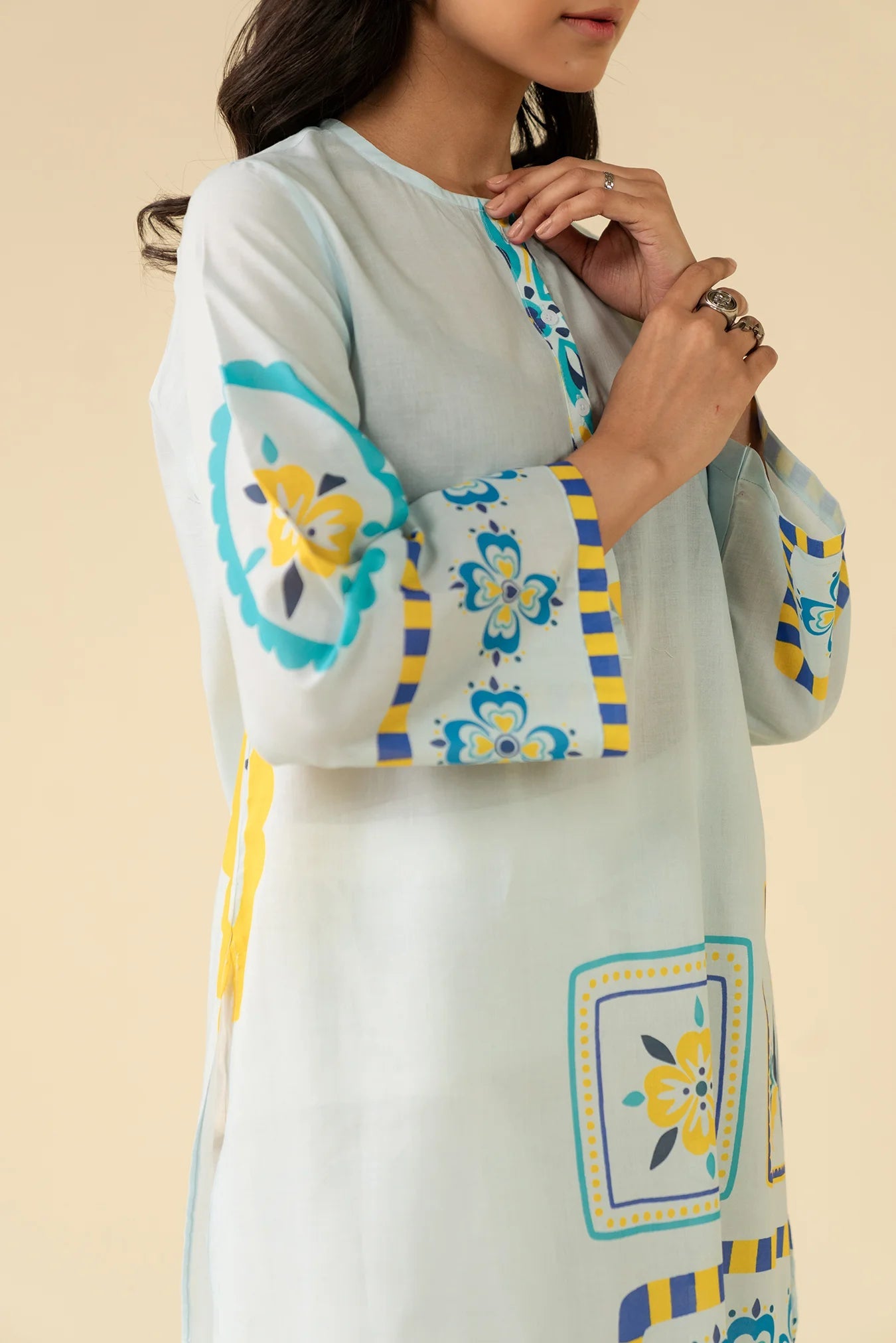 1 Piece Printed Lawn Shirt Pret SS - 25