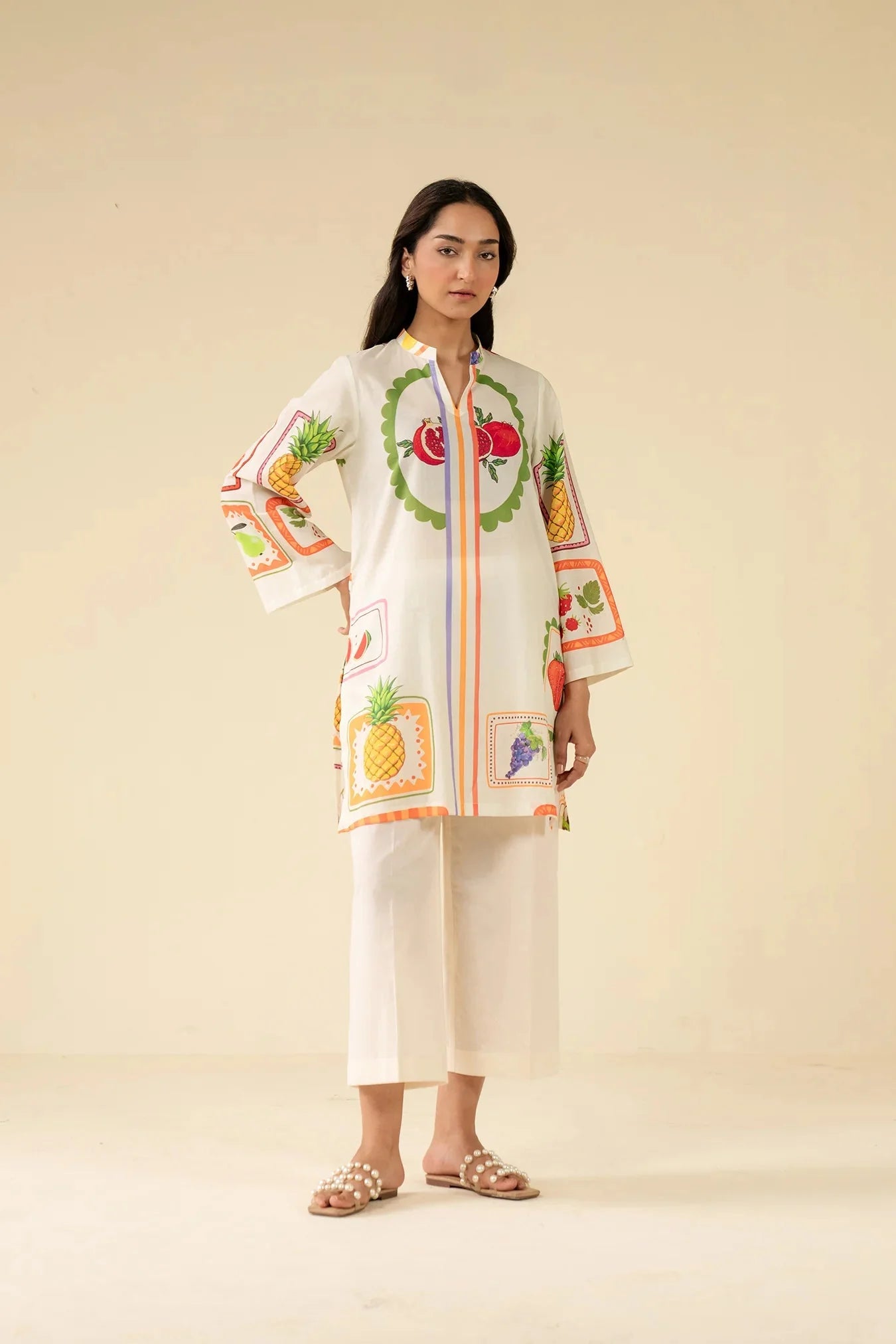 1 Piece Printed Lawn Suit Pret SS - 25