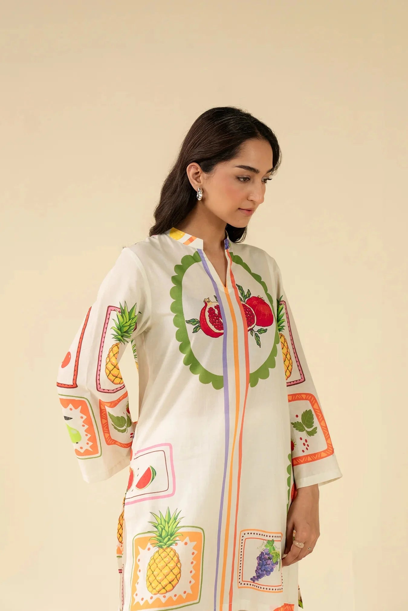 1 Piece Printed Lawn Suit Pret SS - 25